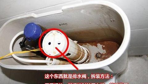 老款马桶排水阀拆装教程