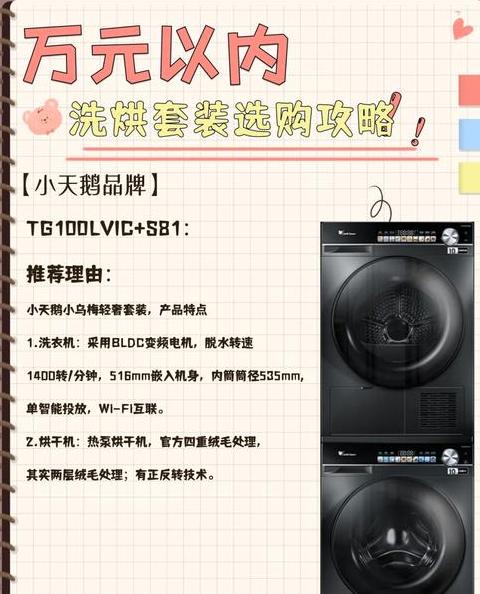 2024年洗烘套装洗衣机品牌排行推荐
