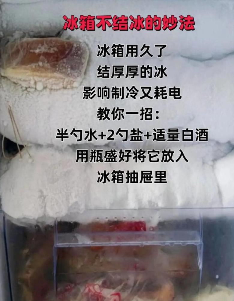 冰箱防冻小妙招大揭秘