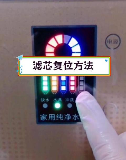 九阳净水器复位与滤芯更换指南