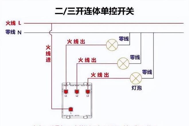 双控开关LL1L2接线详解