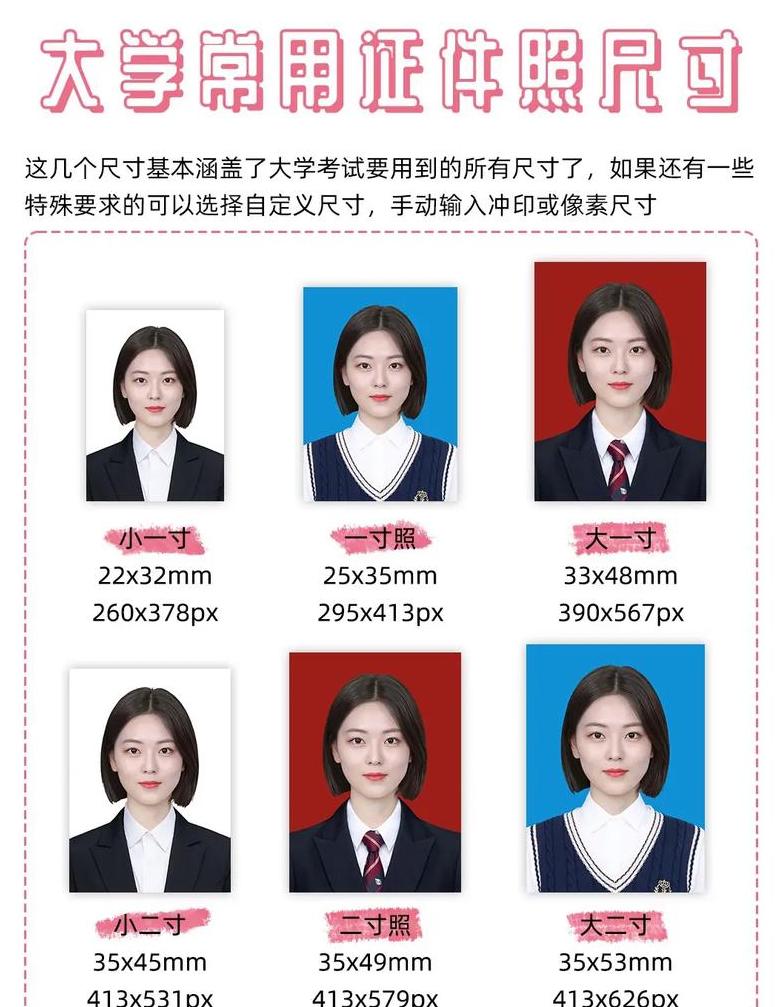 2寸照片标准尺寸及拍摄注意事项